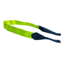 Load image into Gallery viewer, Neon Yellow and Navy Sunglasses Strap
